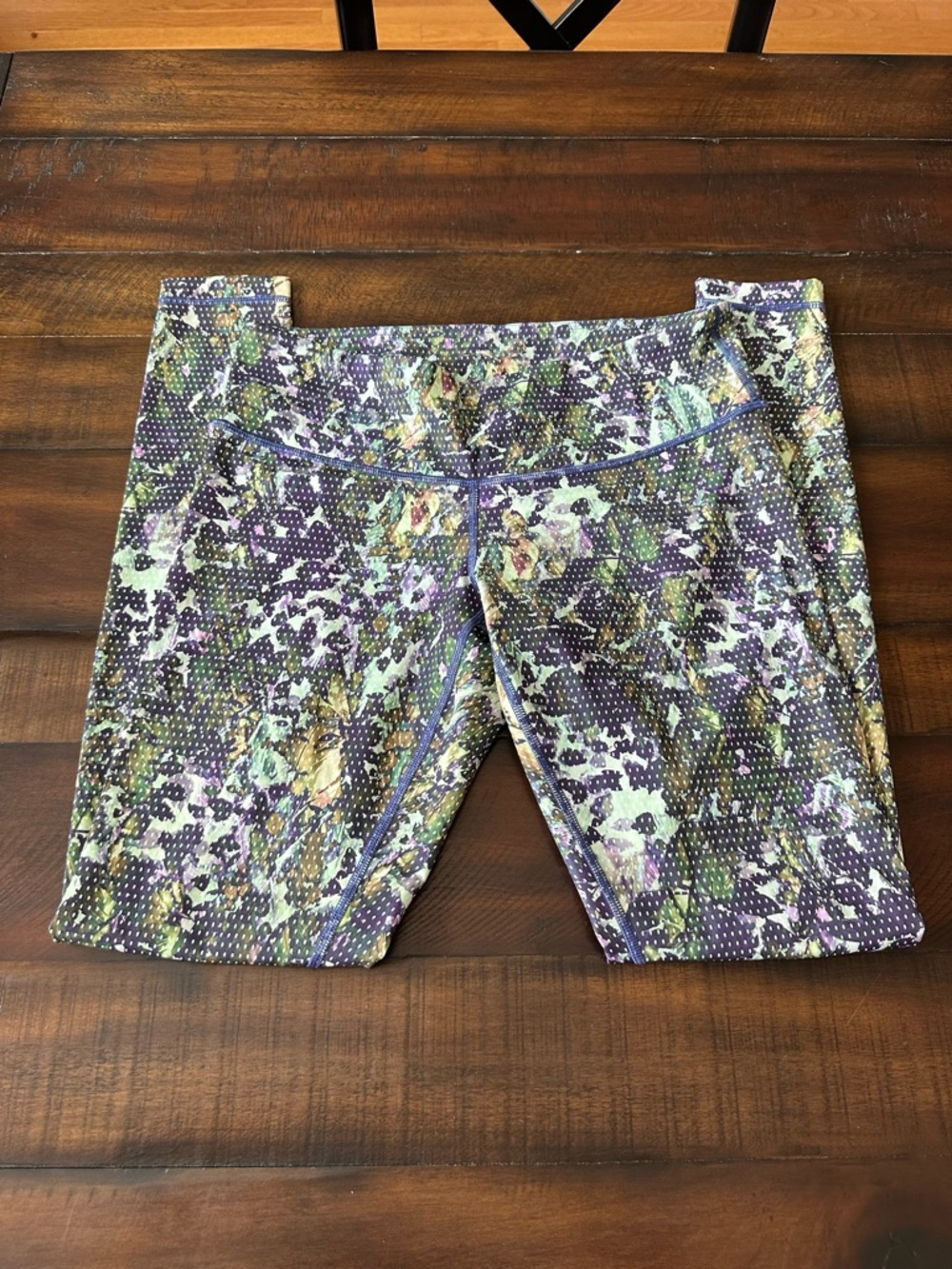 Lululemon Purple Floral Active Shorts